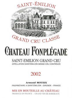 CHATEAU FONPLEGADE 2002 1.5L